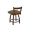 Holland Bar Stool Co 18" Low Back Swivel Vanity Stool, Bronze Finish, Canter Saddle Seat 82118BZ012 - alternate 3